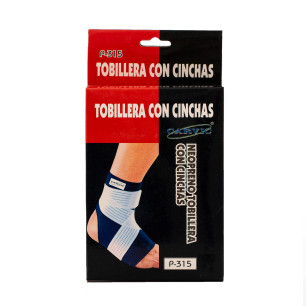 TOBILLERA NEOPRENO CON CINCHAS CV