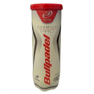 BOTE DE 3 PELOTAS DE PÁDEL BULLPADEL PREMIUM PRO