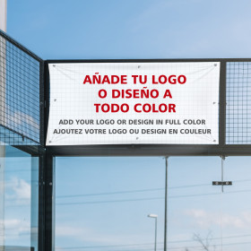 LONA TEXTIL CON TU MARCA
