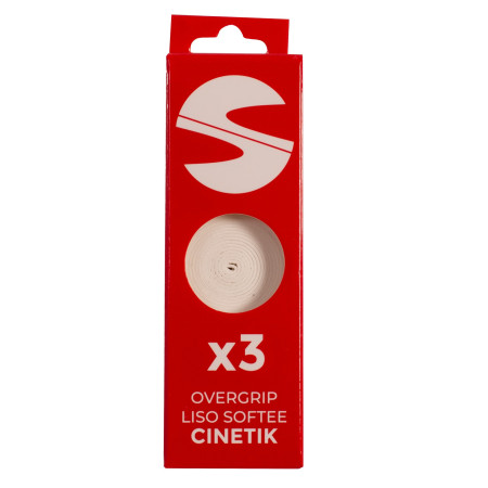 PACK 3 OVERGRIPS LISOS SOFTEE CINETIK