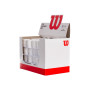 CAJA 60 OVERGRIPS WILSON BLANCO PRO PERFORADOS