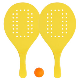 JUEGO DE 2 PALAS DE PLAYA DE MADERA SOFTEE LITE